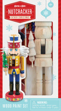 Load image into Gallery viewer, Masterpieces Puzzles - Nutcracker Father Christmas Wood Paint Set