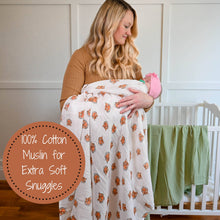 Load image into Gallery viewer, LollyBanks - You're Roar-some Baby Swaddle Blanket