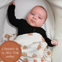 Load image into Gallery viewer, LollyBanks - You're Roar-some Baby Swaddle Blanket