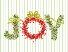 Load image into Gallery viewer, Caspari Botanical Joy With Ribbon Size C BC