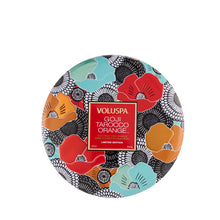 Load image into Gallery viewer, Voluspa Goji Tarocco Orange 3 Wick Candle