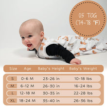 Load image into Gallery viewer, LollyBanks - Woof Woof Baby Sleep Sack, 100% Organic Cotton: 0-6M