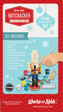 Load image into Gallery viewer, Masterpieces Puzzles - Nutcracker Father Christmas Wood Paint Set