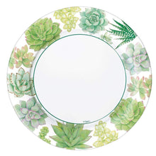 Load image into Gallery viewer, Caspari Succulents Paper Dinner Plates