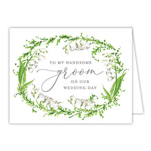 Load image into Gallery viewer, Wedding Greenery Wreath Boxed Stationery Set