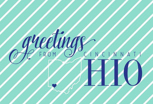 "Ohio" Hometown Collection Postcard