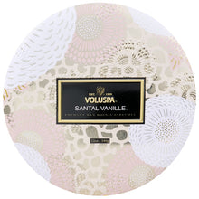 Load image into Gallery viewer, Voluspa Santal Vanille 3-Wick Tin Candle