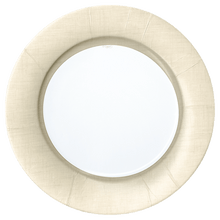Load image into Gallery viewer, Caspari Linen Border Paper Salad Plate