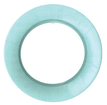 Load image into Gallery viewer, Caspari Linen Border Paper Salad Plate