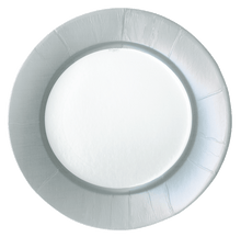 Load image into Gallery viewer, Caspari Linen Border Paper Salad Plate