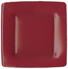 Load image into Gallery viewer, Caspari Grosgrain Square Paper Salad Plate