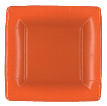 Load image into Gallery viewer, Caspari Grosgrain Square Paper Salad Plate