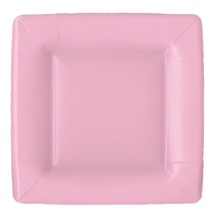 Load image into Gallery viewer, Caspari Grosgrain Square Paper Salad Plate