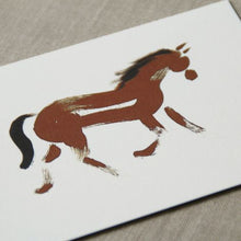 Load image into Gallery viewer, Crane Brushstrokes Horse Note