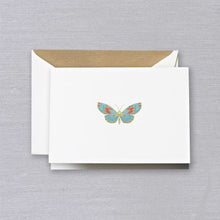 Load image into Gallery viewer, Crane Engraved Butterfly Note