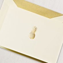 Load image into Gallery viewer, Crane Engraved Pineapple Note