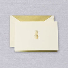 Load image into Gallery viewer, Crane Engraved Pineapple Note