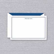 Load image into Gallery viewer, Crane Engraved Shaded Frame Thank You Card