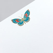 Load image into Gallery viewer, Crane Engraved Butterfly Correspondence Card