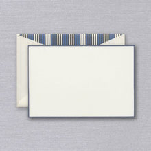 Load image into Gallery viewer, Crane French Blue Bordered Card