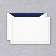 Load image into Gallery viewer, Crane Navy Blue Triple Hairline Card