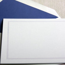 Load image into Gallery viewer, Crane Navy Triple Hairline Note