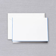 Load image into Gallery viewer, Newport Blue Bordered Pearl White Note