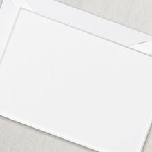 Load image into Gallery viewer, Crane Platinum Bordered White Card