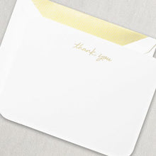 Load image into Gallery viewer, Crane Round Corner Thank You Card