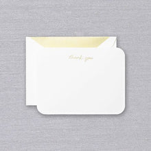 Load image into Gallery viewer, Crane Round Corner Thank You Card