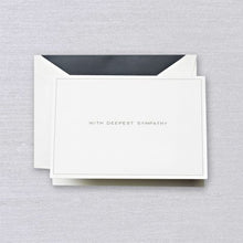 Load image into Gallery viewer, Crane With Deepest Sympathy Note