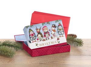 Masterpiece Studios - Santa and Friends Christmas Boxed Holiday Cards