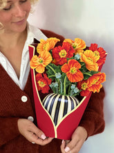 Load image into Gallery viewer, French Poppies Pop-up Greeting Card
