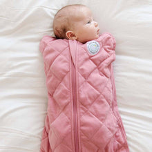 Load image into Gallery viewer, Dusty Rose Pink Dream Weighted Swaddle, 0-6 months
