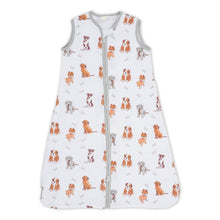 Load image into Gallery viewer, LollyBanks - Woof Woof Baby Sleep Sack, 100% Organic Cotton: 0-6M
