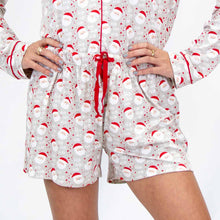 Load image into Gallery viewer, Cheerful Santa Sleep Shorts

