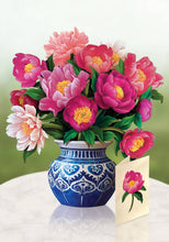 Load image into Gallery viewer, Peony Paradise Pop-up Greeting Card
