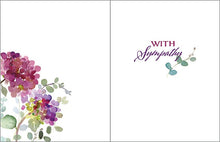 Load image into Gallery viewer, GINA B DESIGNS - Sympathy Greeting Card - Hydrangea Stems
