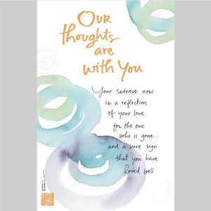 Awakenings Abstract Original Sympathy Greeting Card