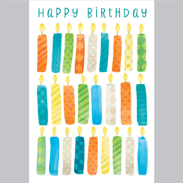 Birthday Candles Greeting Card