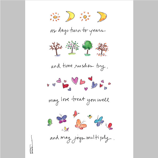 Anniversary Icons Greeting Card