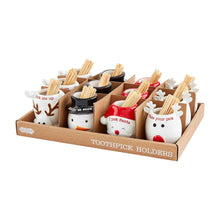 Load image into Gallery viewer, Mud Pie Holiday Toothpick Holder Sets
