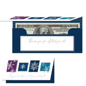 Masterpiece Studios - Snowflake Windows Money Card