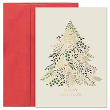 Load image into Gallery viewer, Masterpiece Studios - Gilded Greenery Boxed Holiday Cards
