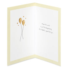 Load image into Gallery viewer, Gold Birthday Balloons Greeting Card

