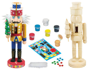 Masterpieces Puzzles - Nutcracker Father Christmas Wood Paint Set