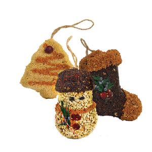 Christmas Shape Bird Seed Singles