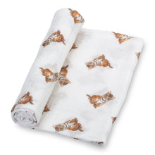 Load image into Gallery viewer, LollyBanks - Tiger Cub Baby Swaddle Blanket
