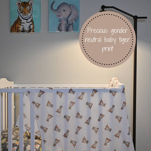 LollyBanks - Tiger Cub Baby Swaddle Blanket