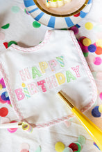 Load image into Gallery viewer, 3 Marthas Pink Happy Birthday Basic Bib
